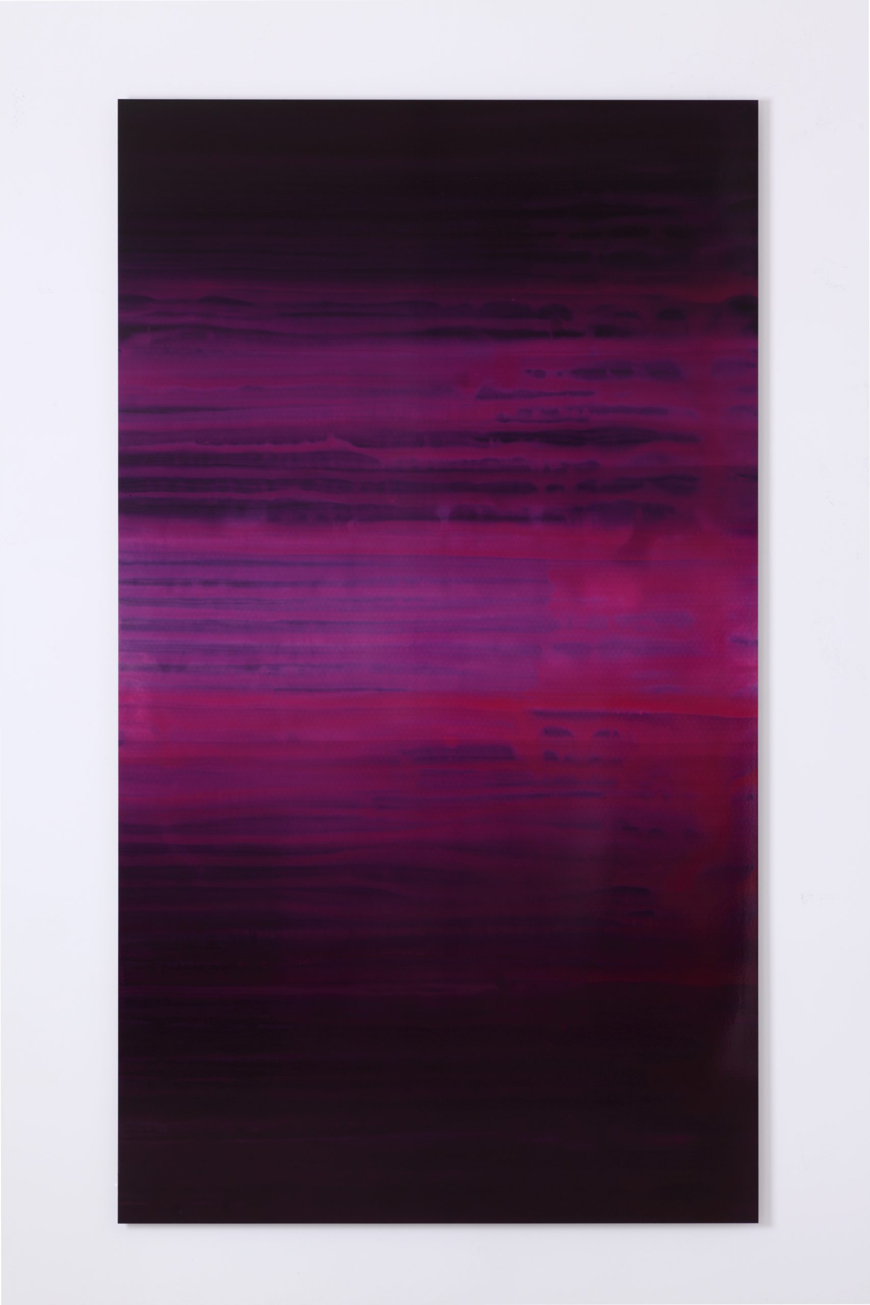 Violet#1, 2004, pigment colours, photographic paper, Dibond, 215 x 122 cm