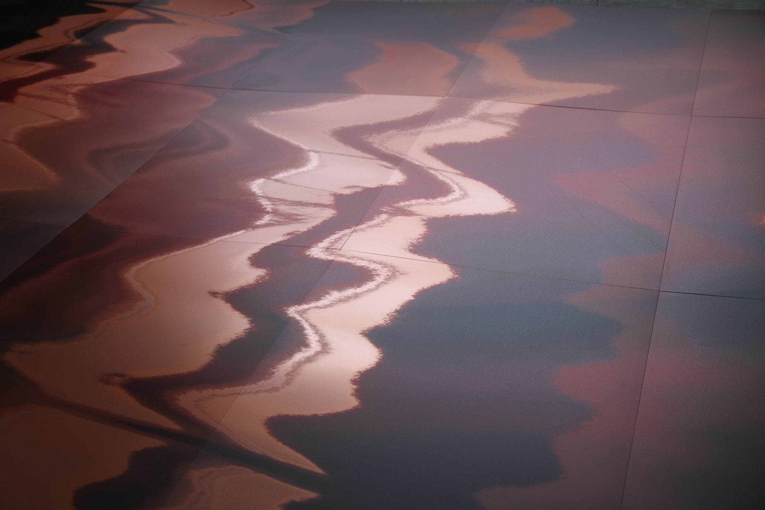 Reflex #7, 2020, 27 copperplates, fine art print, 432 x 195 cm