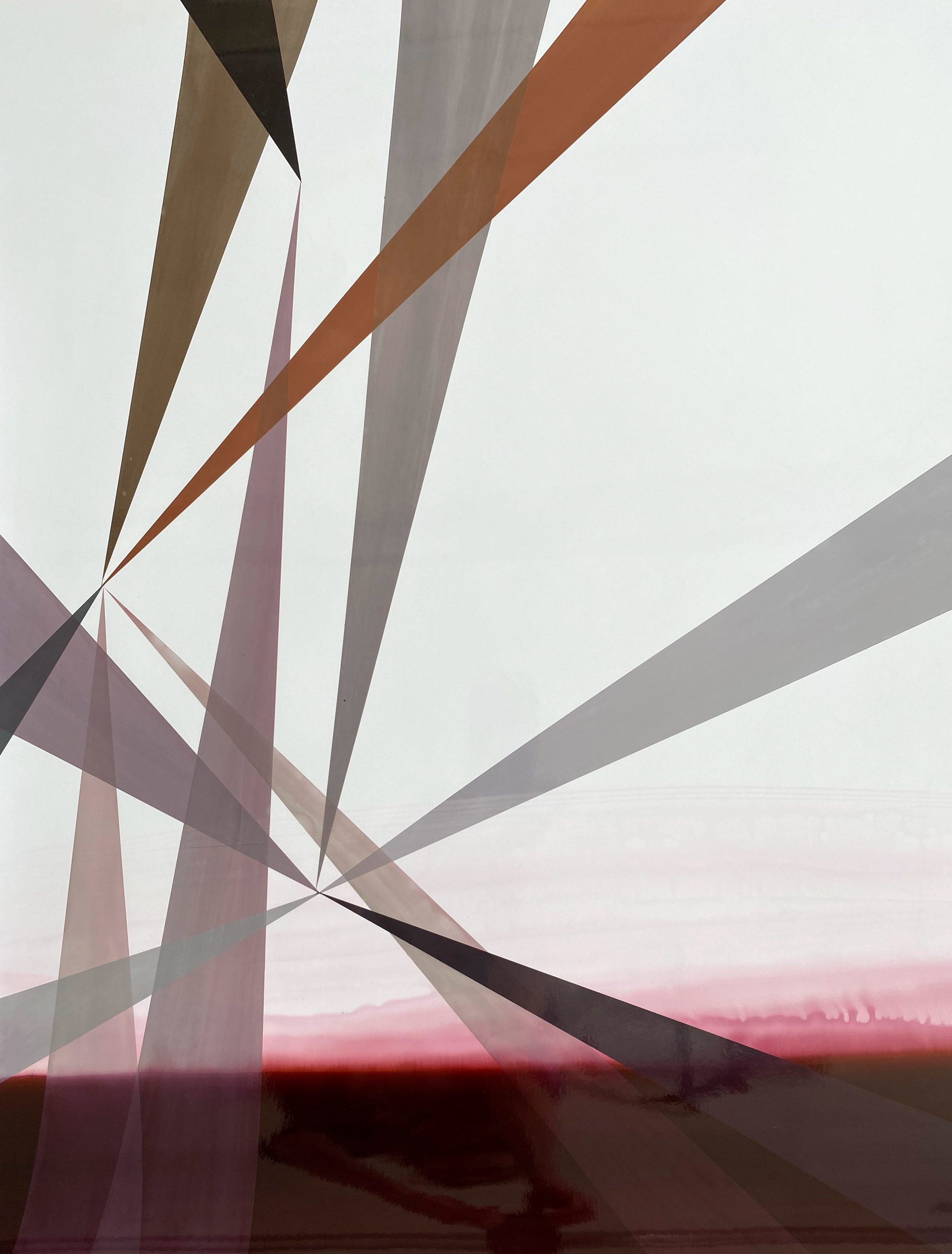 Hyperspace #9, 2022, pigment colours, photographic paper, 79 x 71 cm