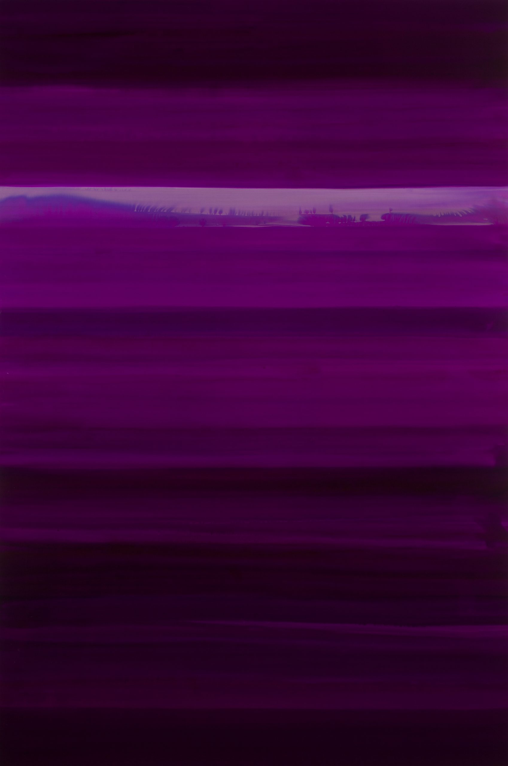 Violet #5, 2017, pigment colours, photographic paper, Dibond, 180 x 120 cm