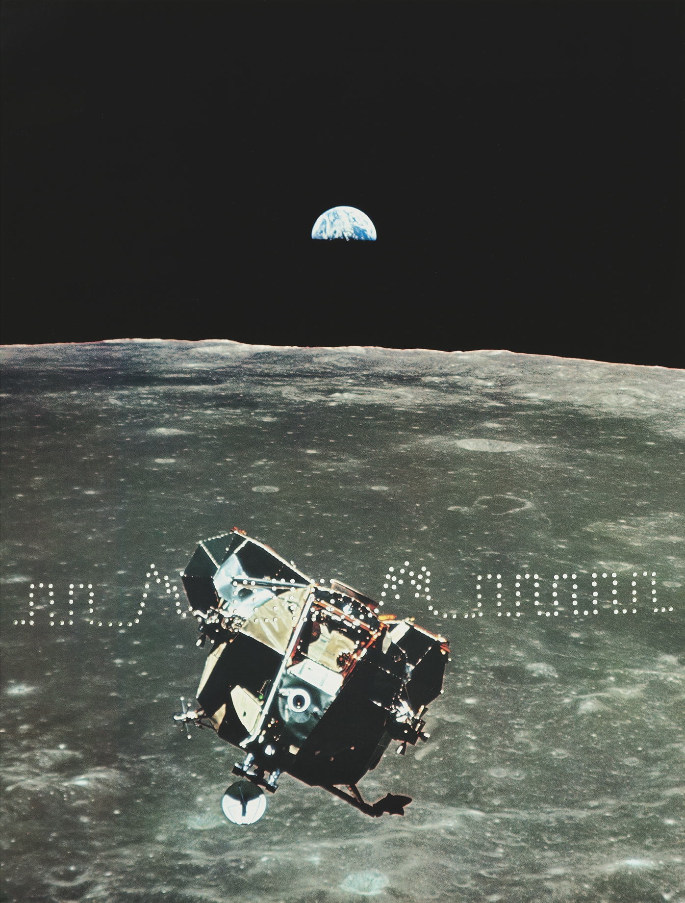 Communication breakdown II (Earthrise), 2014,c- print, manually stamped, 75 x 57 cm