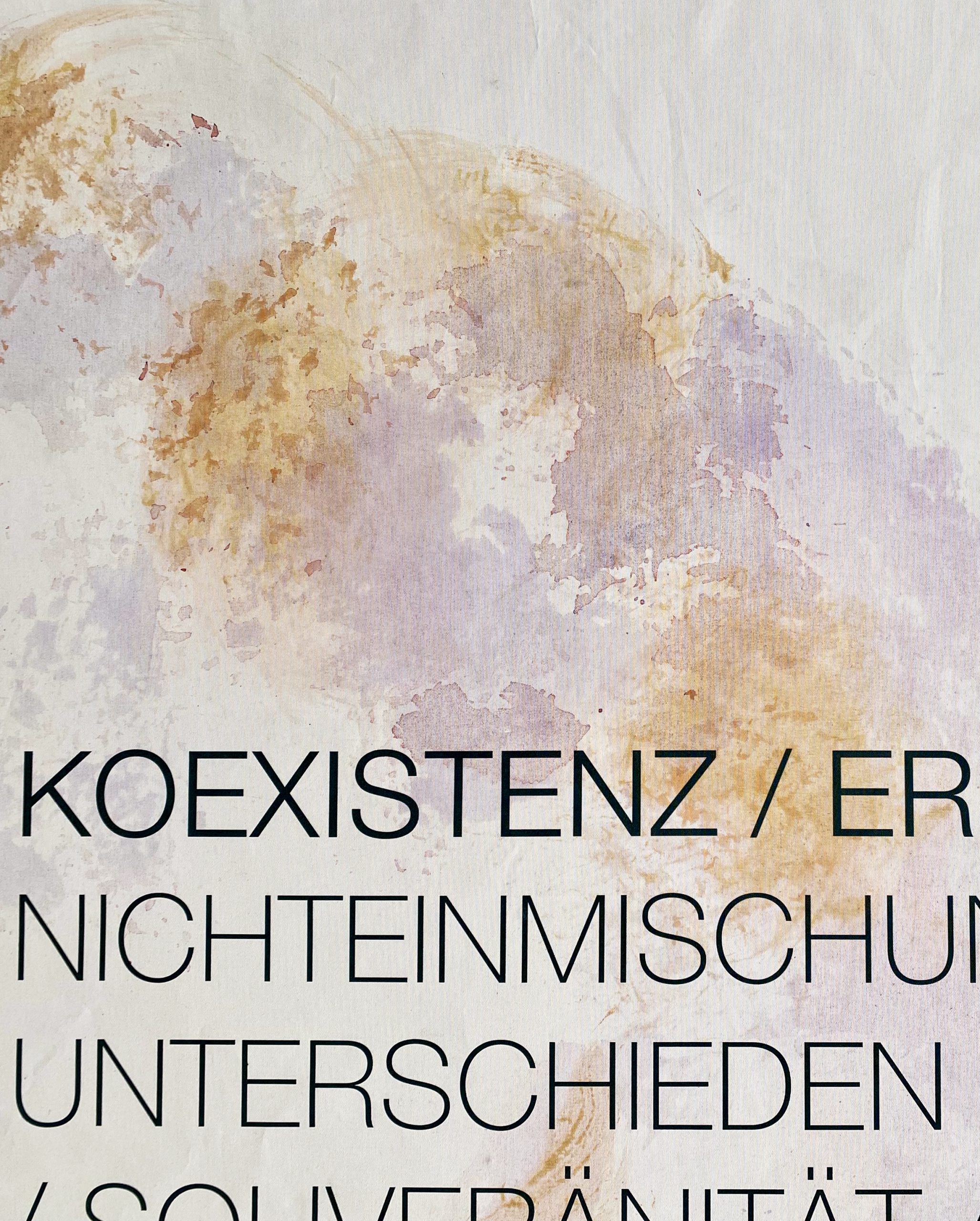 Koexistenz | ermöglichen | verhindern (Coexistència | permetre | prevenir), Detail, 2025, 500 x 160 cm