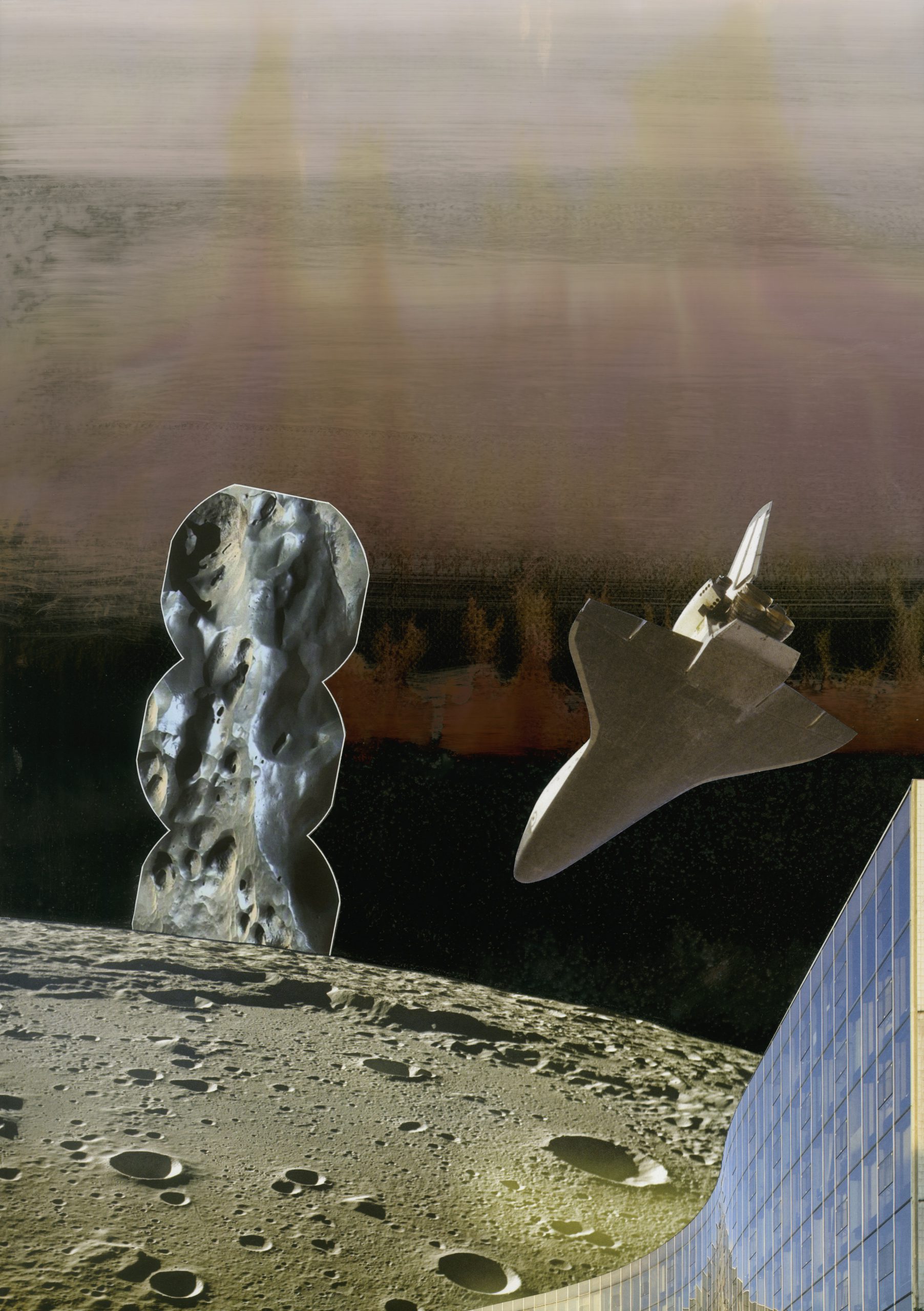 The Absence of a Specified Perspective IV, 2019, collage, pigment print, 46 x 33,6 cm