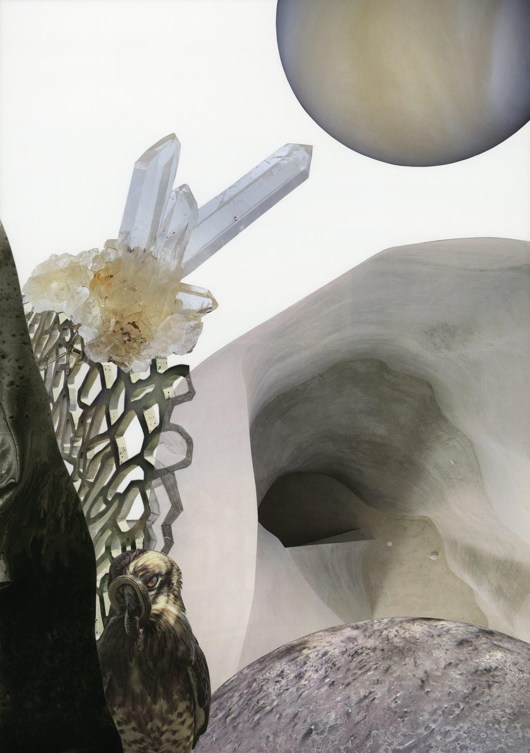 The Absence of a Specified Perspective V, 2019, collage, pigment print, 46 x 33,6 cm