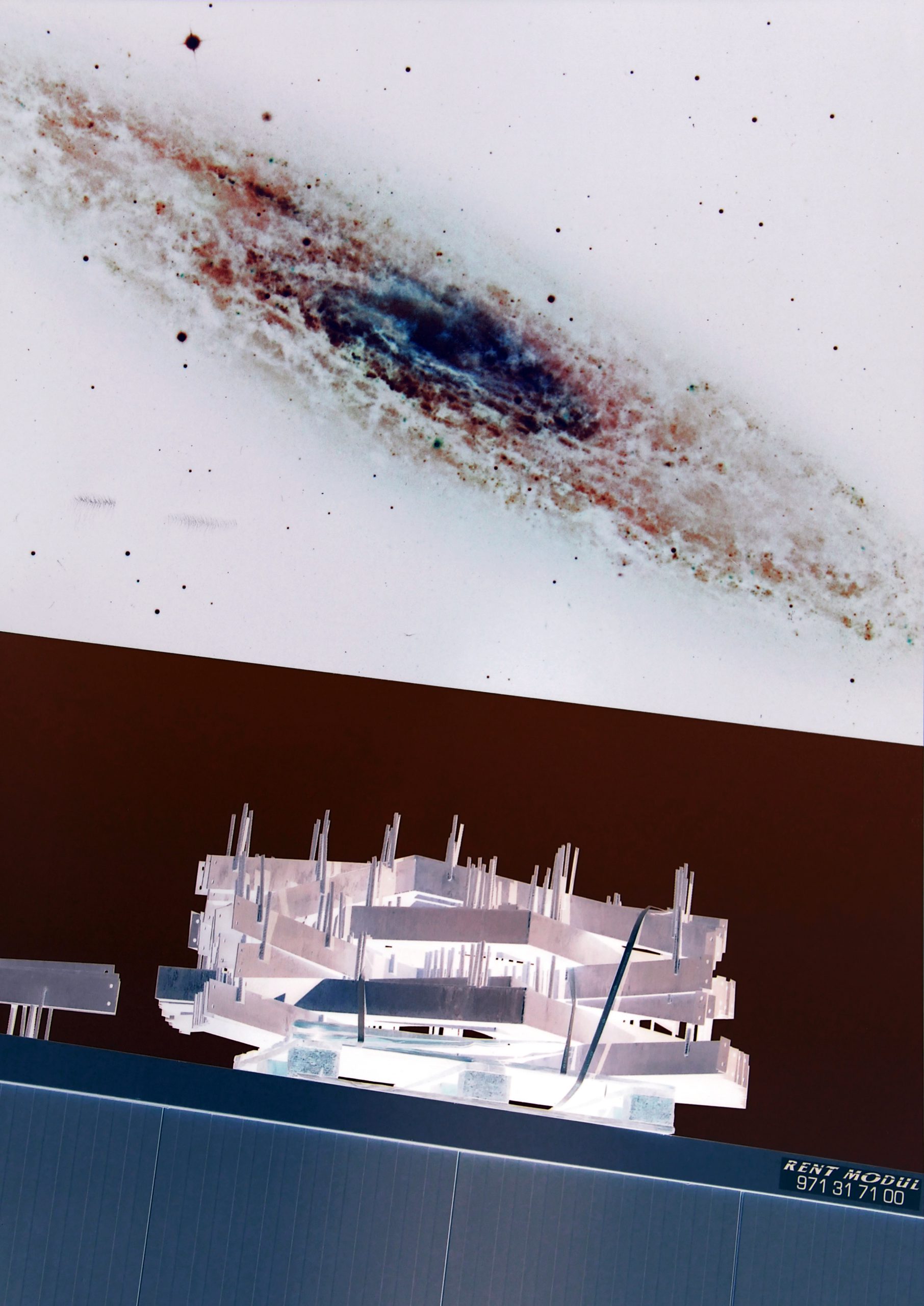 The Simulation Game #10, 2021/2024, collage, pigment print, 50 x 35 cm